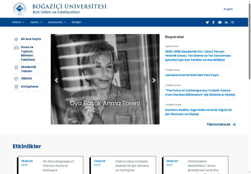 Batı Dilleri ve Edebiyatları