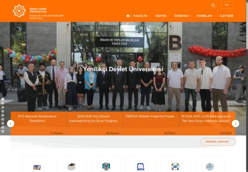 Bursa Teknik Üniversitesi | İnsan ve Toplum Bilimleri Fakültesi