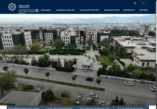 Bursa Teknik Üniversitesi | Deprem Mühendisliği Uygulama ve Araştırma Merkezi