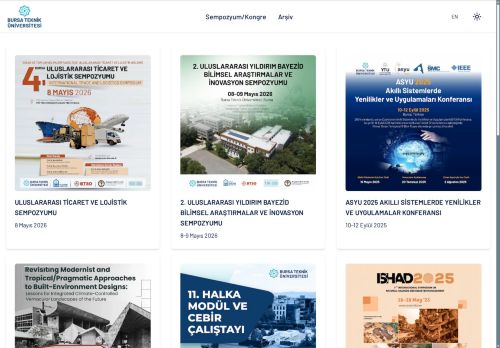 Bursa Teknik Üniversitesi | Sempozyumlar