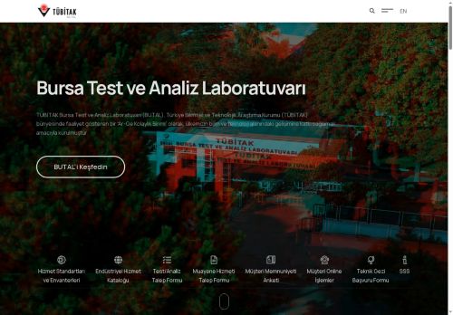 Bursa Test ve Analiz Laboratuvarı — TÜBİTAK BUTAL - BUTAL
