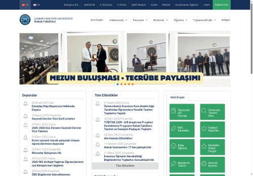 Çankırı Karatekin Üniversitesi - Hukuk Fakültesi