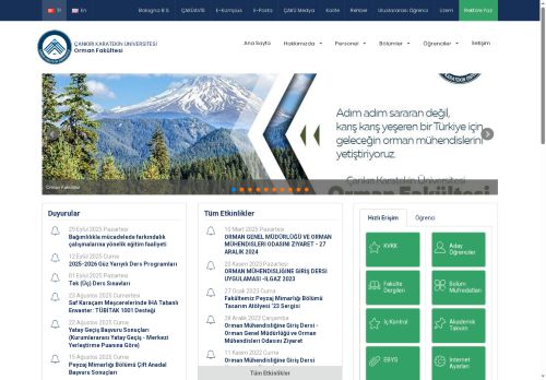 Çankırı Karatekin Üniversitesi - Orman Fakültesi
