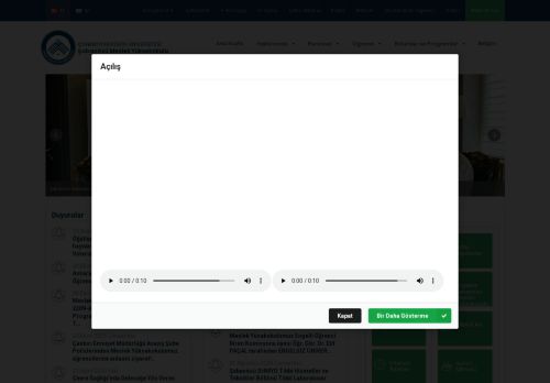 Çankırı Karatekin Üniversitesi - Şabanözü Meslek Yüksekokulu