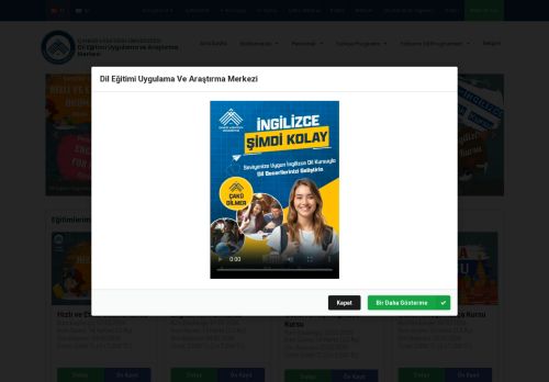 Çankırı Karatekin Üniversitesi - Dil Eğitimi Uygulama ve Araştırma Merkezi