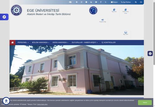 Ege Üniversitesi - Atatürk İlkeleri ve İnkılâp Tarihi Bölümü