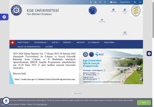 E.Ü. Fen Bilimleri Enstitüsü