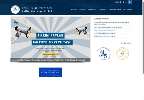 Kalite Komisyonu – DEU | Dokuz Eylül Üniversitesi Kalite Komisyonu