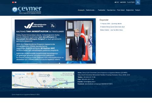 Çevre Araştırma ve Uygulama Merkezi | Çevre Araştırma ve Uygulama Merkezi