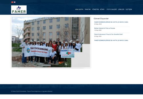 Fauna ve Flora Araştırma ve Uygulama Merkezi | Dokuz Eylül Üniversitesi