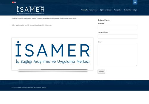 İSAMER | İş Sağlığı Araştırma ve Uygulama Merkezi