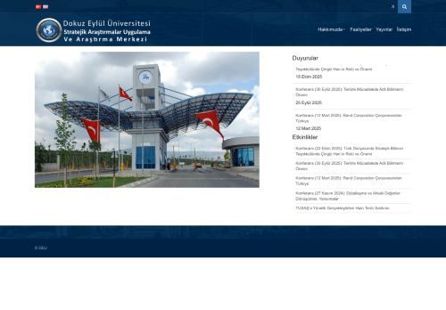 Stratejik Araştırmalar Uygulama Ve Araştırma Merkezi Müdürlüğü | Bir başka WordPress sitesi