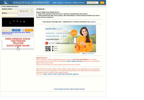 D.E.U. Bilisim Servisleri