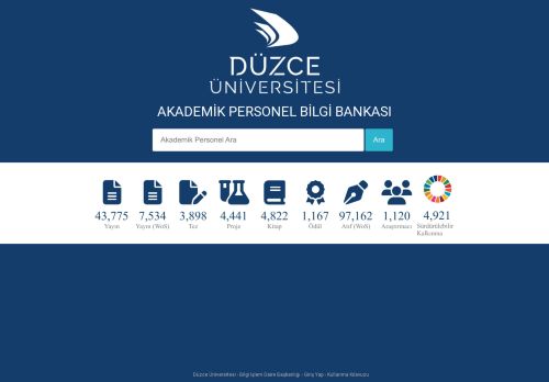 Akademik Personel Bilgi Bankası