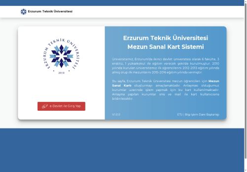 ETÜ | Mezun Sanal Kart