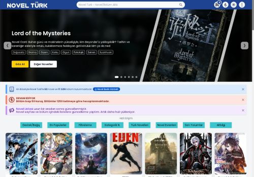 Türkçe Novel Oku - 
Novel Türk