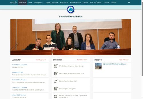 Engelli Öğrenci Birimi | Eskişehir Osmangazi Üniversitesi - Anasayfa