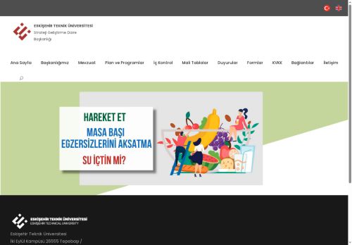 Strateji Geliştirme Daire Başkanlığı - Eskişehir Teknik Üniversitesi