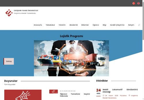 Ulaştırma Meslek Yüksekokulu - Eskişehir Teknik Üniversitesi