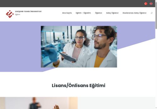 Eğitim - Eskişehir Teknik Üniversitesi