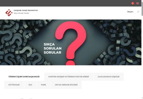 Sıkça Sorulan Sorular - Eskişehir Teknik Üniversitesi