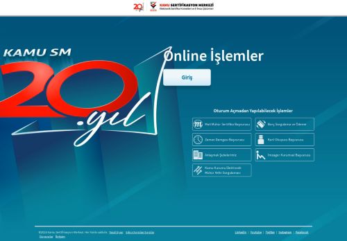 KAMU SM Online İşlemler