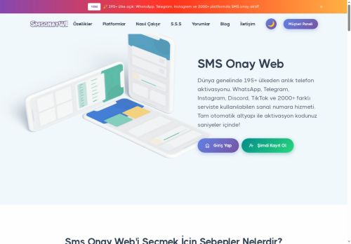 Sanal Numara ile SMS Doğrulama