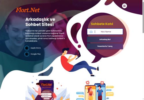 Arkadaşlık ve Sohbet Sitesi - FlortNet