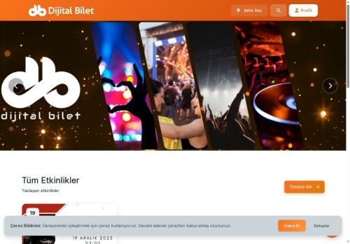 Ana Sayfa - Dijital Bilet
