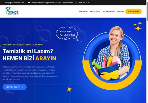 Balıkesir Gökçe Temizlik Hizmetleri - Anasayfa