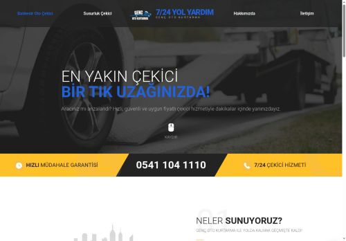 Genç Oto Kurtarma - Balıkesir Oto Çekici