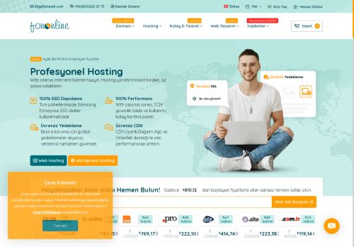 Fononline.net: Alan Adı, Hosting, Web Tasarım ve E-ticaret Çözümleri