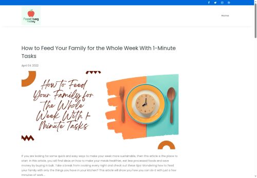 FoodBagToday - Healty Food Blog