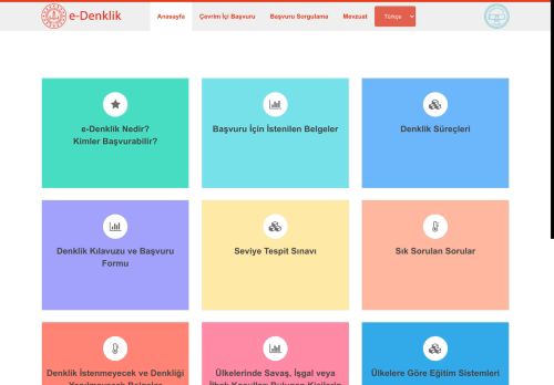 e-Denklik - Millî Eğitim Bakanlığı
