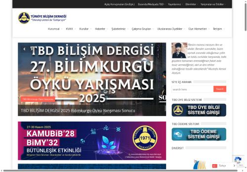 TBD Türkiye Bilişim Derneği – "Teknoloji üreten bir TÜRKİYE için"