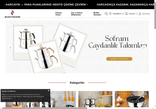 
	Tencere, Çaydanlık ve Mutfak Gereçleri | SoframStore.com
