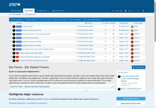 İptv Destek Forumu - İptv Forum
