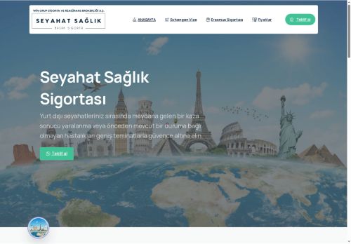 Seyahat Sağlık Sigortası | 30.000 Euro Teminatlı Güvenceniz