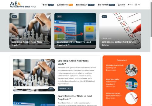 Muhammed Enes AVCI - Profesyonel SEO Uzmanı