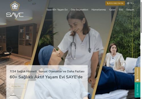 Saye | Sağlıklı Aktif Yaşam Evi : Özel Huzurevi