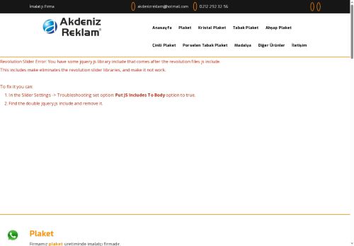 Plaket İmalatı - Plaket Çeşitleri - Akdeniz Reklam