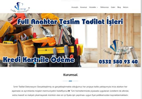 İzmir Tadilat Dekorasyon | Komple Anahtar Teslim Tadilat | Dekorasyon | Mantolama | Seramik Uygulama | Çatı Tadilatı | İzolasyon | Tesisat | Boya Badana | İzmir