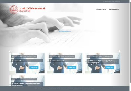 T.C. Millî Eğitim Bakanlığı Başvuru Sistemi