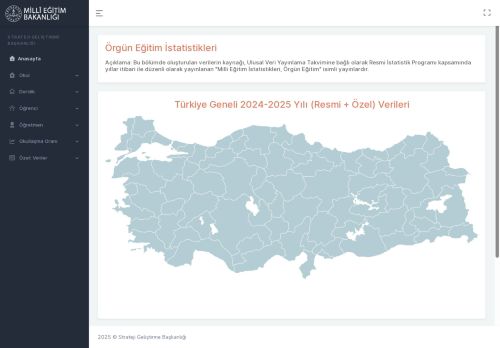 Anasayfa - Milli Eğitim İstatistikleri