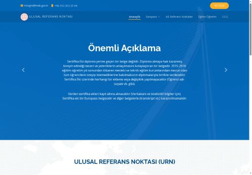 Mesleki ve Teknik Eğitim Genel Müdürlüğü - Ulusal Referans Noktası