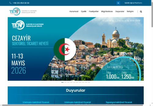 Elektrik ve Elektronik İhracatçıları Birliği - TET