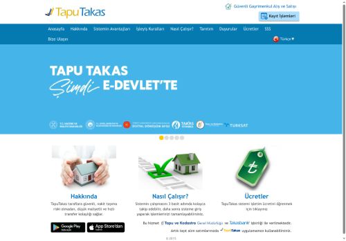 Anasayfa - Tapu Takas