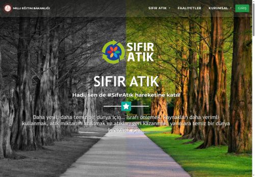 Milli Eğitim Bakanlığı - Sıfır Atık