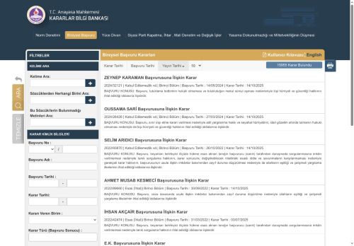 T.C. Anayasa Mahkemesi