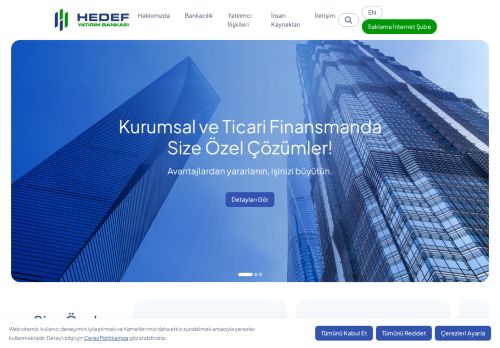 Hedef Yatırım Bankası - Ana Sayfa
